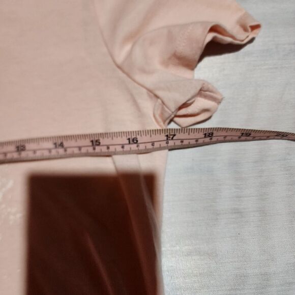 Delusional Pink Casual Short Sleeve Women's Top size Small - Picture 6 of 8